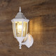 Classic Lantern Wall Light White E27 60W IP44 Classic Lantern Wall Light White E27 60W IP44